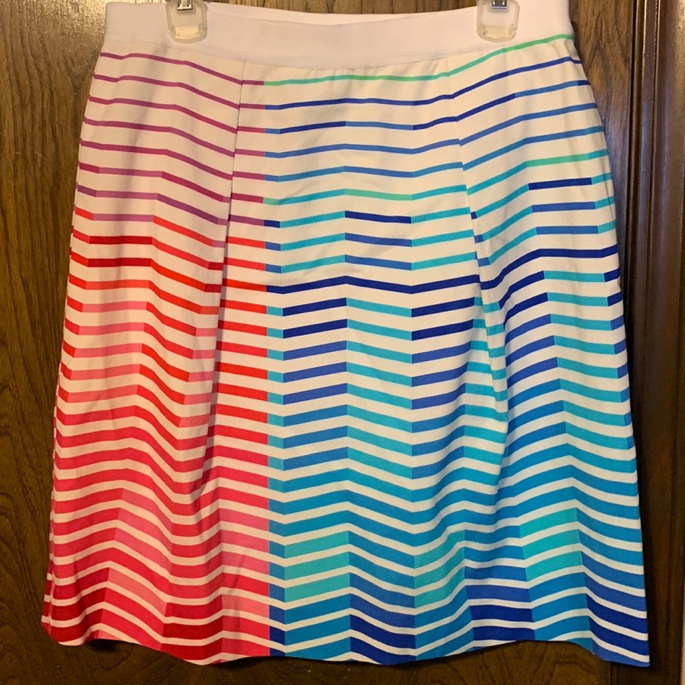 Per Se by Carlisle Cannes Collection Striped Skirt, 10